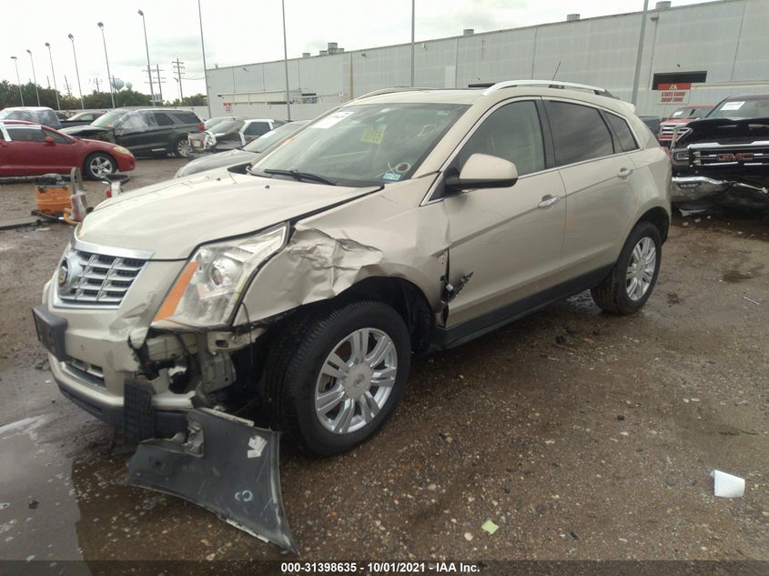 2013 Cadillac SRX VIN 3GYFNCE30DS626284 IAAI salvage auction — Side, Other, sold $4,975 on 2021-10-21 (photo 2)