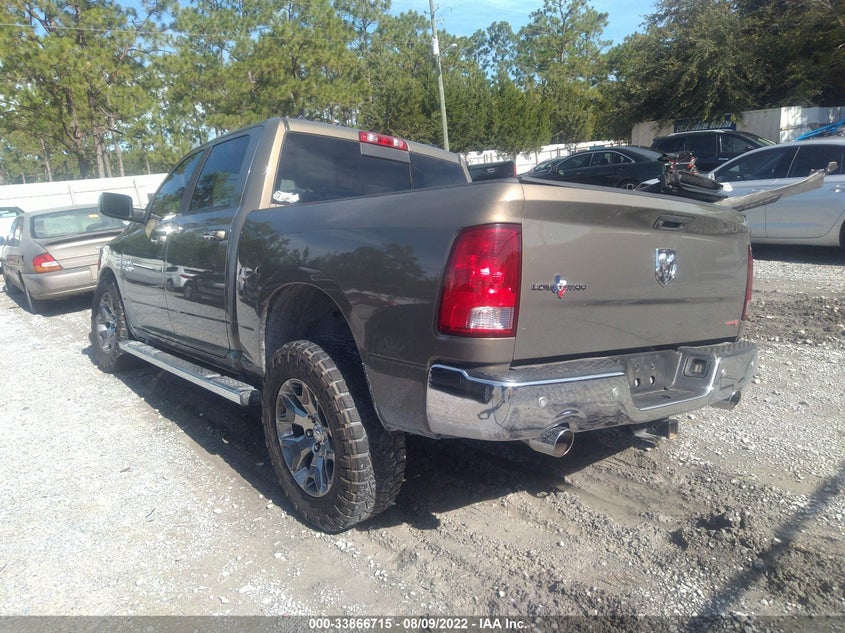 2015 RAM 1500 VIN 1C6RR6LT7FS570572 COPART salvage auction — Front End, Salvage Title, sold $2,625 on 2023-03-16 (photo 3)
