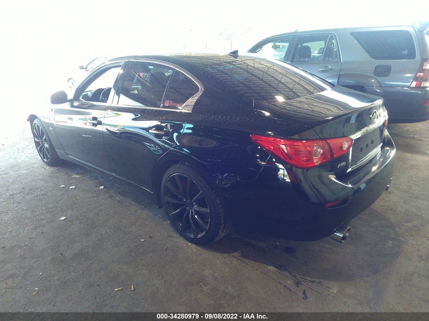 2017 Infiniti Q50 VIN JN1EV7AR1HM839739 IAAI salvage auction — Front End, Other, sold $5,000 on 2022-10-04 (photo 3)