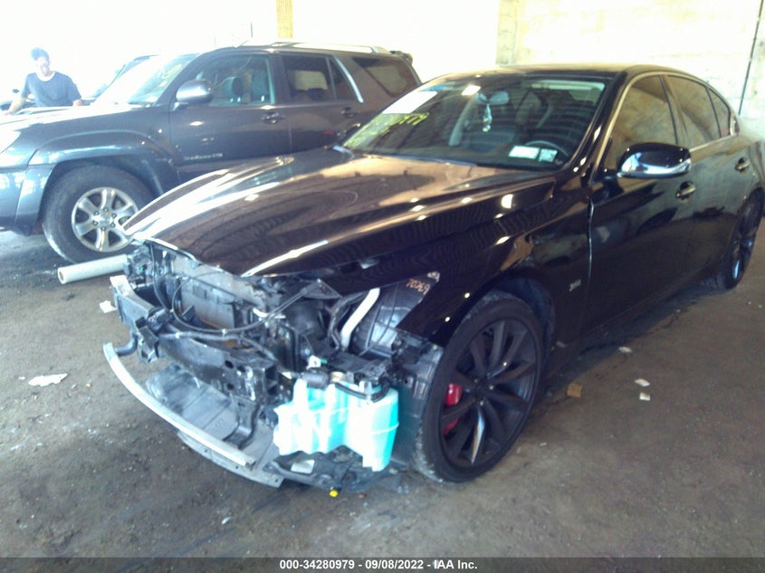 2017 Infiniti Q50 VIN JN1EV7AR1HM839739 IAAI salvage auction — Front End, Other, sold $5,000 on 2022-10-04 (photo 6)