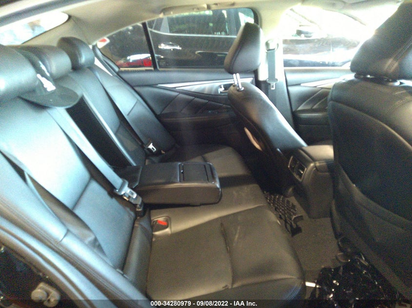 2017 Infiniti Q50 VIN JN1EV7AR1HM839739 IAAI salvage auction — Front End, Other, sold $5,000 on 2022-10-04 (photo 8)
