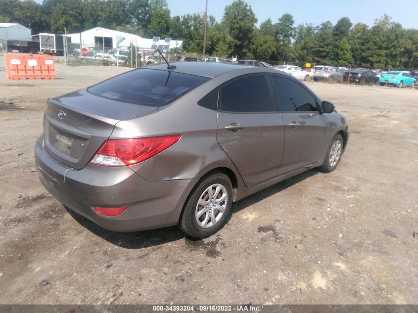 2014 Hyundai Accent VIN KMHCT4AE4EU638592 IAAI salvage auction — Side, Other, sold $1,425 on 2022-11-11 (photo 4)