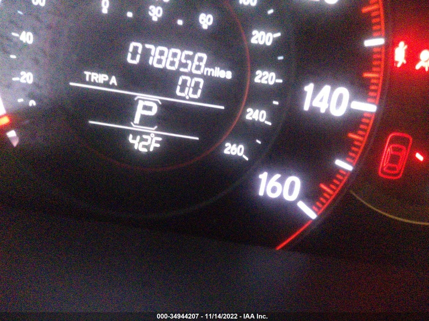 2016 Honda Accord VIN 1HGCR2F56GA220203 IAAI salvage auction — Front End, Clean, sold $4,075 on 2023-01-17 (photo 7)