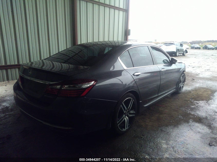2016 Honda Accord VIN 1HGCR2F56GA220203 IAAI salvage auction — Front End, Clean, sold $4,075 on 2023-01-17 (photo 4)