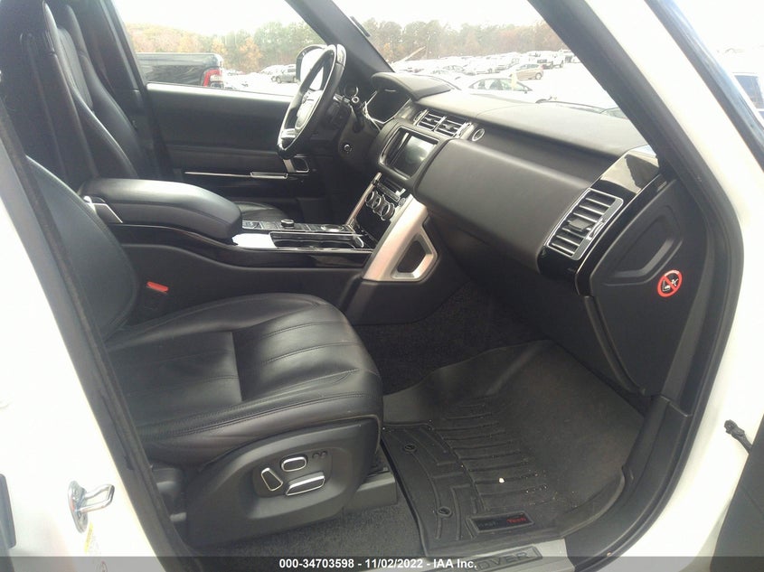 2015 Land rover RANGE ROVER VIN SALGS3TF0FA199881 COPART salvage auction — Left Front, Salvage Title, sold $17,375 on 2022-12-06 (photo 5)