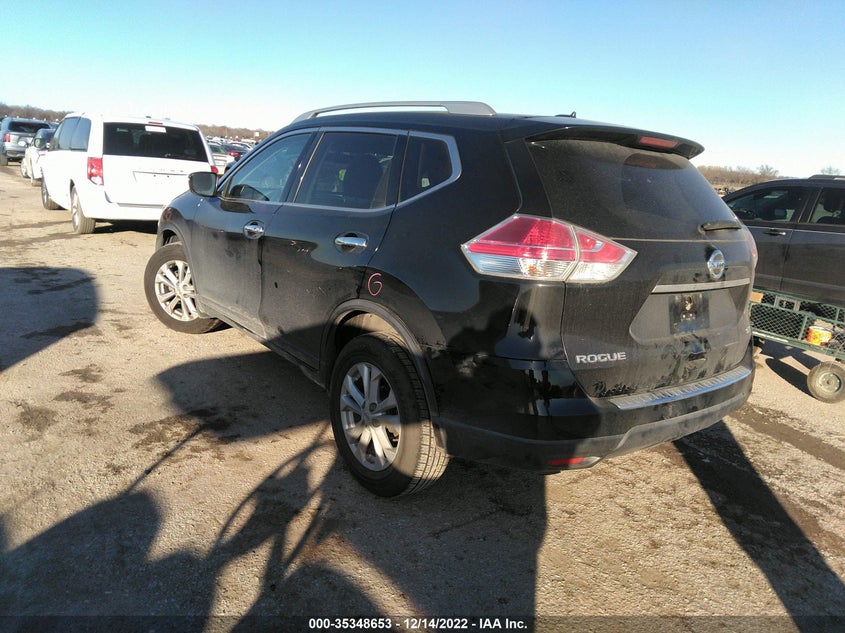 2016 Nissan Rogue VIN KNMAT2MT1GP669312 IAAI salvage auction — Front End, Salvage, sold $5,825 on 2023-01-17 (photo 3)