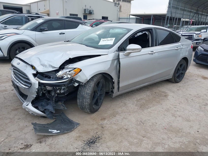 2016 Ford Fusion VIN 3FA6P0H7XGR382433 COPART salvage auction — Left Front, Salvage Title, sold $1,025 on 2023-10-16 (photo 2)