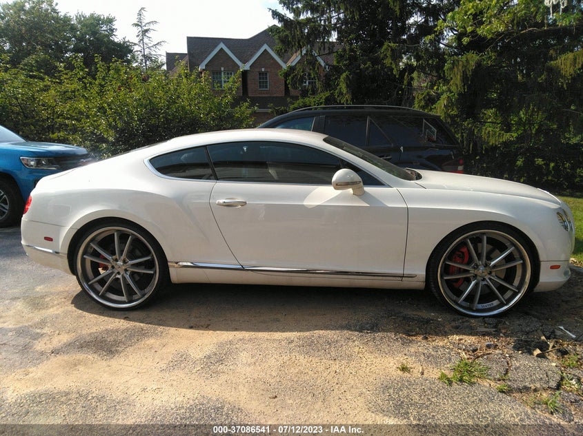 2012 Bentley Continental gt VIN SCBFR7ZAXCC071524 COPART salvage auction — Unknown, Salvage Title, sold $15,475 on 2023-08-15 (photo 6)