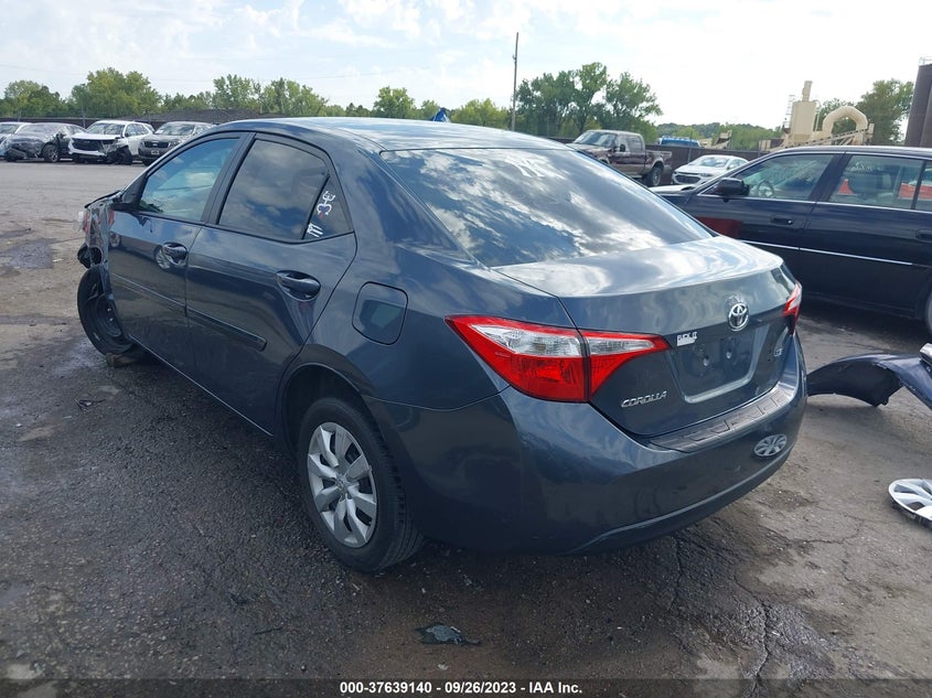 2015 TOYOTA COROLLA VIN 2T1BURHE0FC407851 COPART salvage auction — Front End, Salvage (Kansas), sold $3,975 on 2024-05-08 (photo 3)