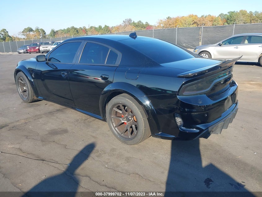 2021 Dodge Charger VIN 2C3CDXL93MH660916 COPART salvage auction — Theft, Salvage Title, sold $57,025 on 2023-12-20 (photo 3)