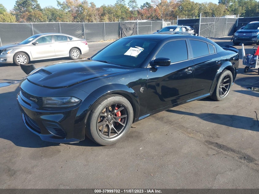 2021 Dodge Charger VIN 2C3CDXL93MH660916 COPART salvage auction — Theft, Salvage Title, sold $57,025 on 2023-12-20 (photo 2)