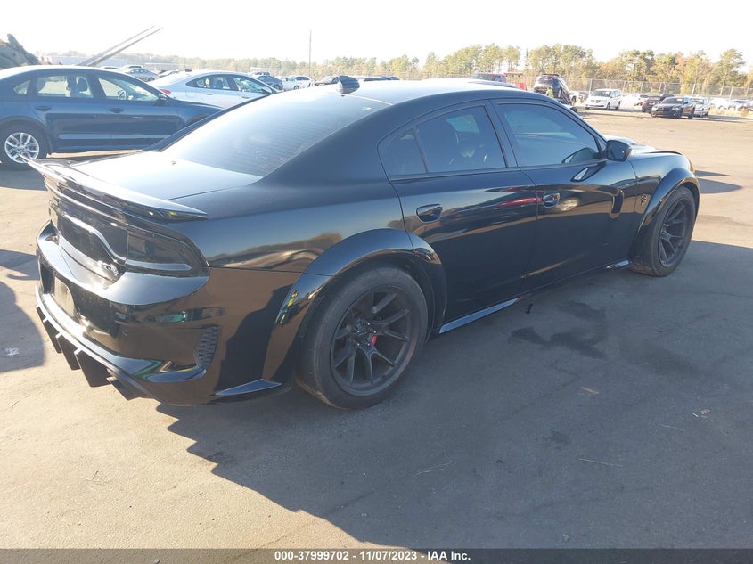 2021 Dodge Charger VIN 2C3CDXL93MH660916 COPART salvage auction — Theft, Salvage Title, sold $57,025 on 2023-12-20 (photo 4)