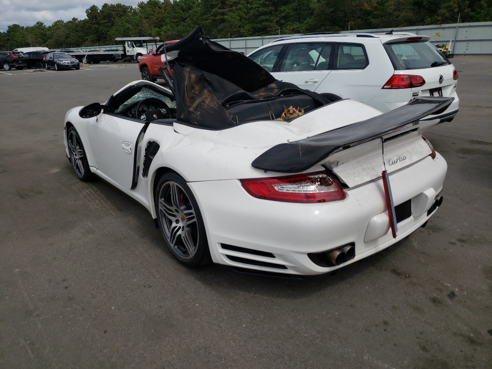 2008 PORSCHE 911 VIN WP0CD29958S708310 COPART salvage auction — TOP/ROOF, NY - MV907A-PARTS ONLY, sold $27,000 on 2025-04-30 (photo 3)