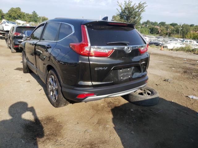 2017 Honda CR-V VIN 2HKRW2H87HH689383 COPART salvage auction — Front End, Other, sold $4,900 on 2022-11-01 (photo 3)