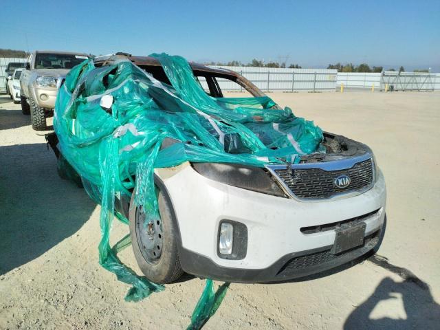 2015 Kia Sorento VIN 5XYKTCA65FG586105 COPART salvage auction — BURN, CA - NON-REPAIRABLE VEHICLE CERT, sold $50 on 2026-07-17 (photo 1)