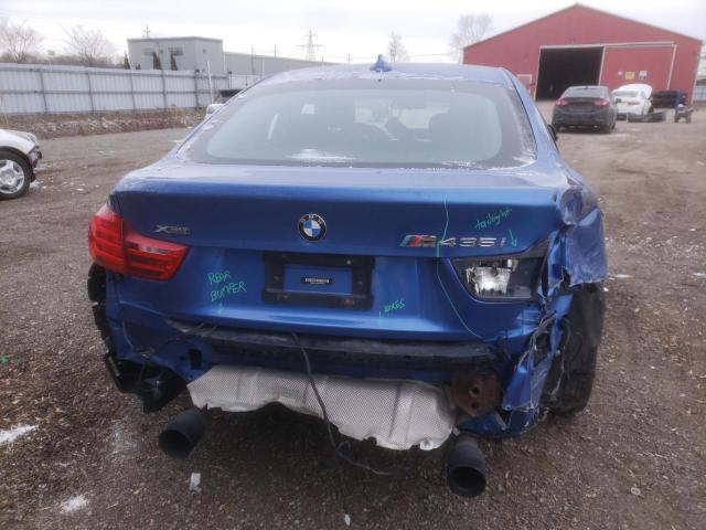 2015 BMW 4er VIN WBA4B3C59FGV48600 COPART salvage auction — REAR END, ON, sold $425 on 2026-07-30 (photo 6)