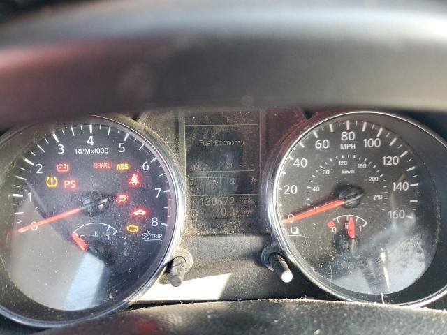 2013 Nissan Rogue sport VIN JN8AS5MV7DW102727 COPART salvage auction — FRONT END, In - Cert Of Title-Salvage Title, sold $150 on 2026-07-24 (photo 9)
