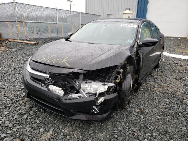 2016 Honda Civic VIN 2HGFC2E52GH011347 COPART salvage auction — FRONT END, ON - PERMIT SALVAGE, sold $1,400 on 2026-07-02 (photo 2)