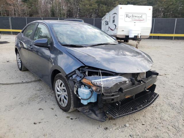 2018 Toyota Corolla VIN 2T1BURHE1JC087335 COPART salvage auction — Front End, Other, sold $5,500 on 2022-02-22 (photo 1)
