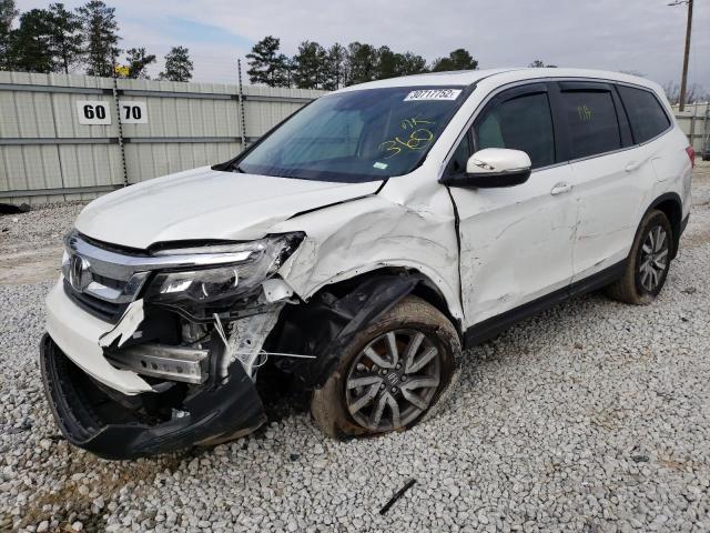 2021 Honda Pilot VIN 5FNYF5H55MB021044 COPART salvage auction — Front End, Other, sold $9,800 on 2022-05-17 (photo 9)