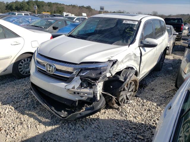 2021 Honda Pilot VIN 5FNYF5H55MB021044 COPART salvage auction — Front End, Other, sold $9,800 on 2022-05-17 (photo 2)