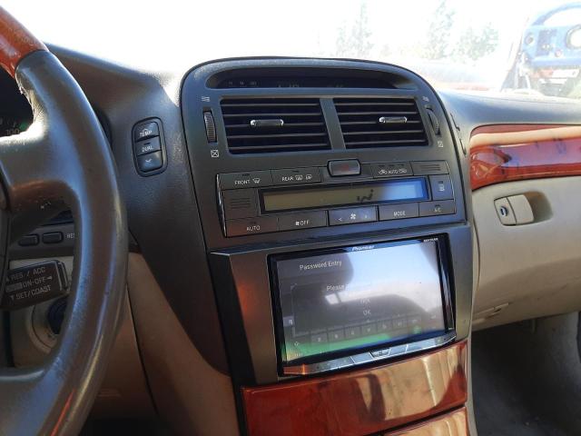 2002 Lexus Ls VIN JTHBN30F620055537 COPART salvage auction — MECHANICAL, Ky - Red Salvage Non-Rebuildable, sold $450 on 2026-07-30 (photo 9)