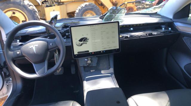 2022 Tesla Model 3 VIN 5YJ3E1EB8NF137548 COPART salvage auction — Unknown, Salvage, sold $12,100 on 2023-08-16 (photo 9)
