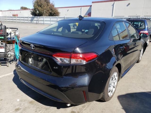 2020 TOYOTA COROLLA VIN JTDEPRAE1LJ051148 COPART salvage auction — FRONT END, CA - CERT OF TITLE OR SALVAGE ACQ, sold $14,100 on 2021-05-19 (photo 4)