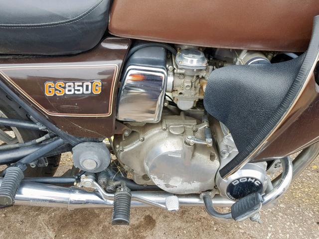 1981 Suzuki Gs850 VIN JS1GS71G7B2105665 COPART salvage auction — MINOR DENT/SCRATCHES, Co - Bill Of Sale-Parts Only, sold $40 on 2026-07-22 (photo 7)