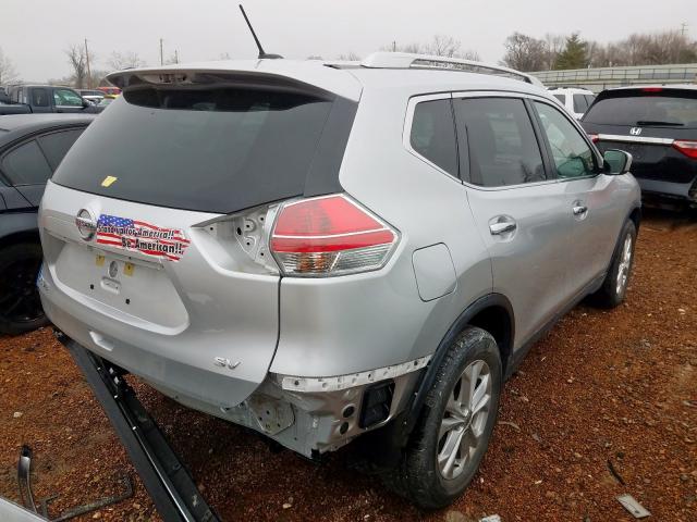 2016 Nissan Rogue VIN KNMAT2MT1GP710683 COPART salvage auction — REAR END, MO - SALVAGE CERTIFICATE OF TITLE, sold $2,600 on 2020-04-10 (photo 4)