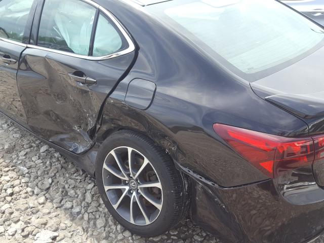 2015 Acura TLX VIN 19UUB3F54FA000152 COPART salvage auction — Rear End, Salvage, sold $7,000 on 2020-07-24 (photo 9)