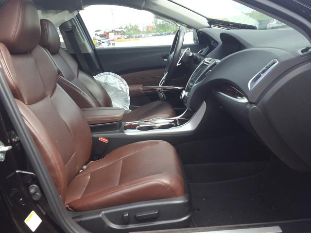 2015 Acura TLX VIN 19UUB3F54FA000152 COPART salvage auction — Rear End, Salvage, sold $7,000 on 2020-07-24 (photo 5)