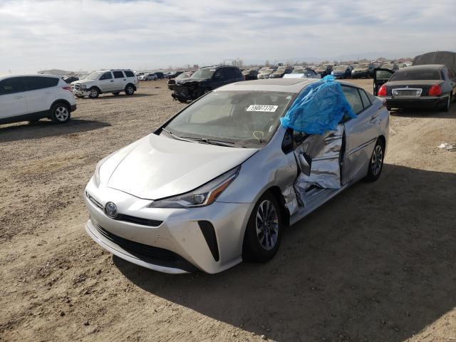 2020 Toyota Prius VIN JTDKARFU4L3122562 COPART salvage auction — Side, Salvage, sold $8,600 on 2021-04-13 (photo 2)