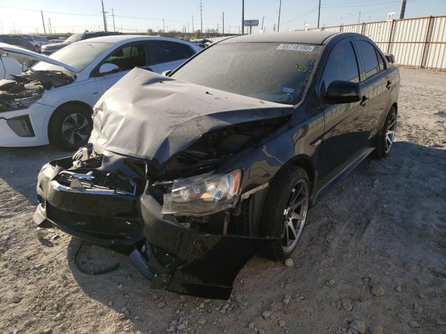 2011 Mitsubishi Lancer VIN JA32U8FW9BU013346 COPART salvage auction — Front End, Salvage, sold $675 on 2020-12-28 (photo 2)