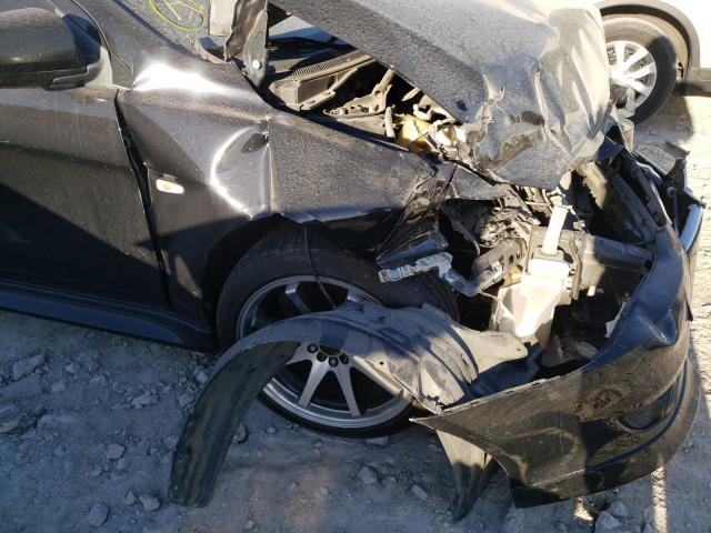 2011 Mitsubishi Lancer VIN JA32U8FW9BU013346 COPART salvage auction — Front End, Salvage, sold $675 on 2020-12-28 (photo 9)