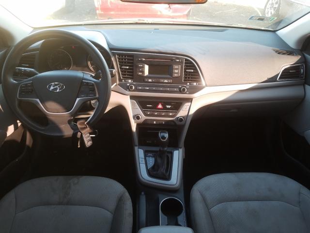 2017 Hyundai Elantra VIN 5NPD74LF7HH126052 COPART salvage auction — FRONT END, IL - SALVAGE CERTIFICATE, sold $900 on 2026-07-09 (photo 9)