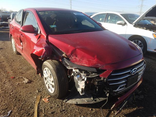 2017 Hyundai Elantra VIN 5NPD74LF7HH126052 COPART salvage auction — FRONT END, IL - SALVAGE CERTIFICATE, sold $900 on 2026-07-09 (photo 1)