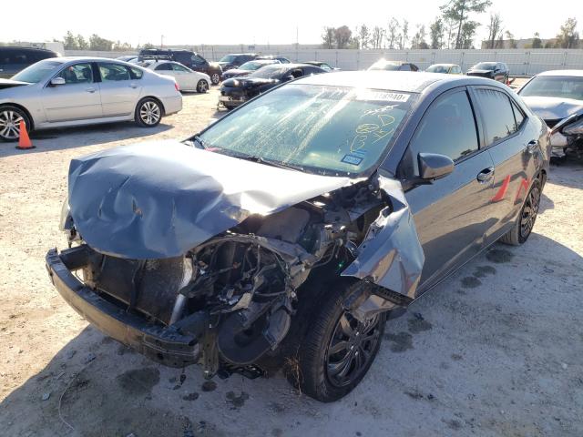 2014 Toyota Corolla VIN 5YFBURHE3EP011394 COPART salvage auction — Front End, Salvage, sold $2,400 on 2021-02-23 (photo 2)