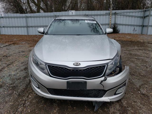 2015 Kia Optima VIN KNAGM4A76F5529855 COPART salvage auction — FRONT END, On - Permit Salvage, sold $400 on 2026-07-02 (photo 5)