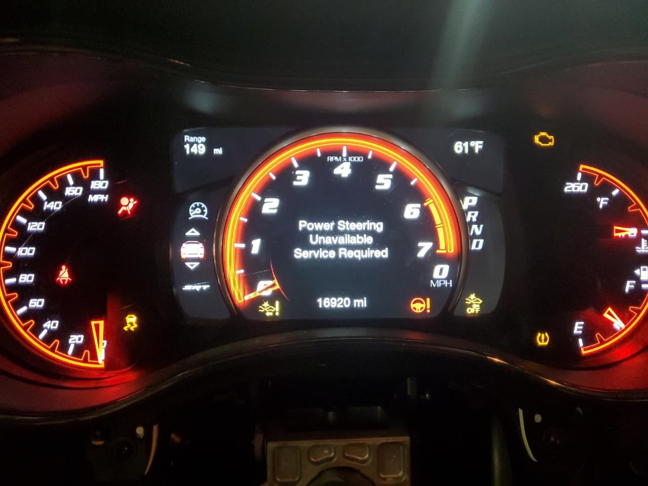 2018 Dodge Durango VIN 1C4SDJGJ5JC142975 COPART salvage auction — Front End, MI - SCRAP CERTIFICATE OF TITLE, sold $7,000 on 2026-06-30 (photo 9)