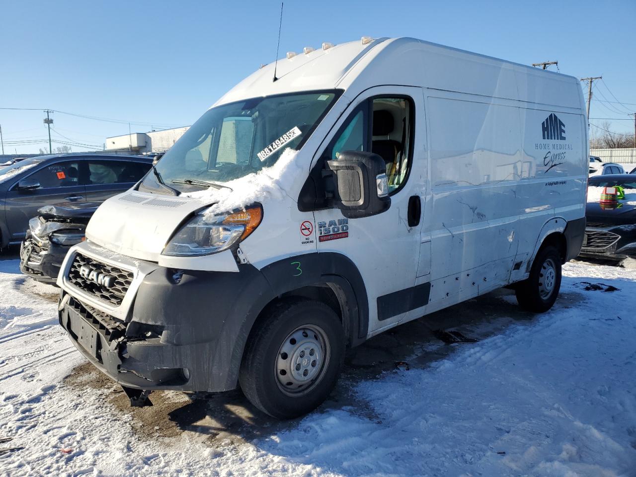 2021 RAM All Models VIN 3C6LRVBG9ME575955 — COPART salvage auction photo