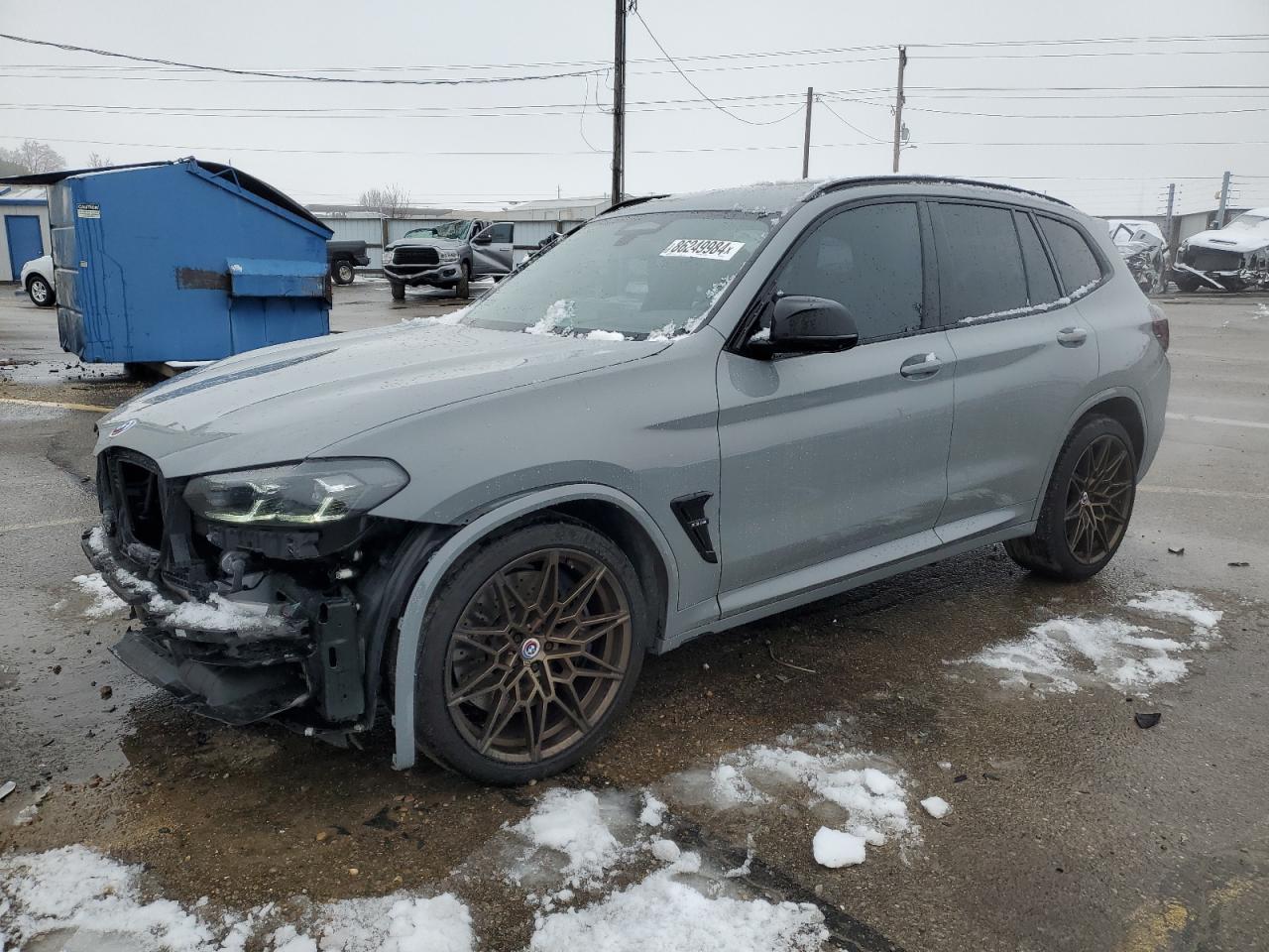 2022 BMW X3 M VIN 5YM13EC00N9M62931 — COPART salvage auction photo