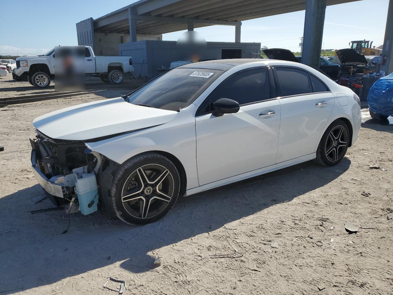 2019 Mercedes-Benz A-Class VIN WDD3G4FB3KW005255 — COPART salvage auction photo