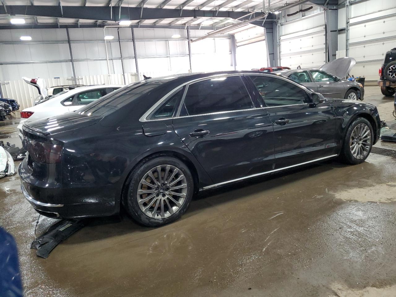 2013 Audi A8 VIN WAUR2AFD9DN019217 COPART salvage auction — FRONT END, MN - CERT OF TITLE-SALVAGE, sold $3,900 on 2025-02-18 (photo 3)