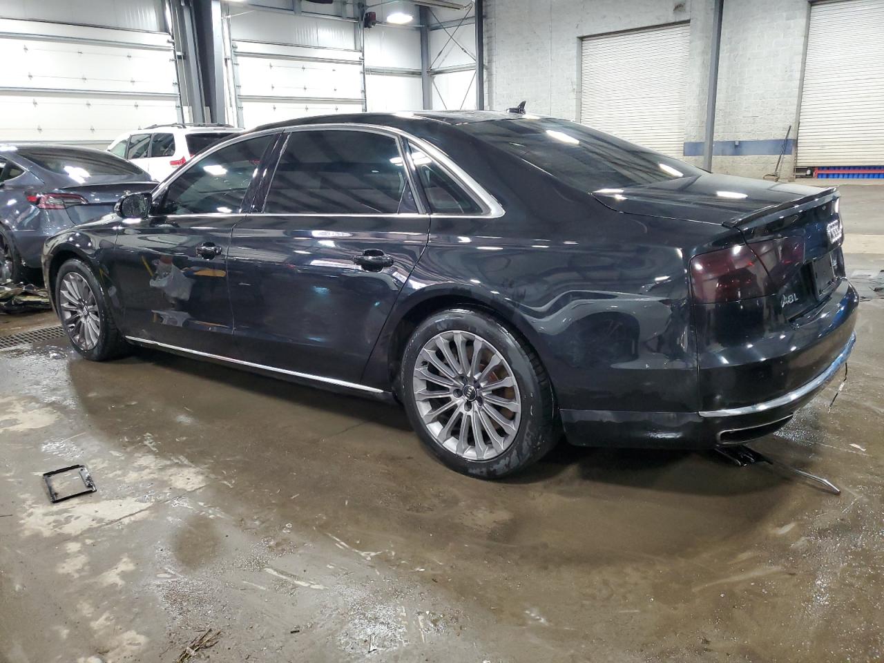 2013 Audi A8 VIN WAUR2AFD9DN019217 COPART salvage auction — FRONT END, MN - CERT OF TITLE-SALVAGE, sold $3,900 on 2025-02-18 (photo 2)