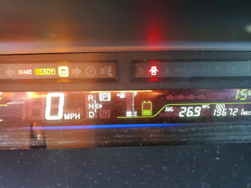 2012 Toyota Prius v VIN JTDZN3EU2C3180106 COPART salvage auction — FRONT END, CA - SALVAGE CERTIFICATE, sold $1,400 on 2026-07-29 (photo 9)