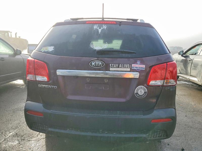 2012 Kia Sorento VIN 5XYKTDA61CG299104 COPART salvage auction — FRONT END, Oh - Cert Of Title-Salvage, sold $625 on 2026-07-23 (photo 6)