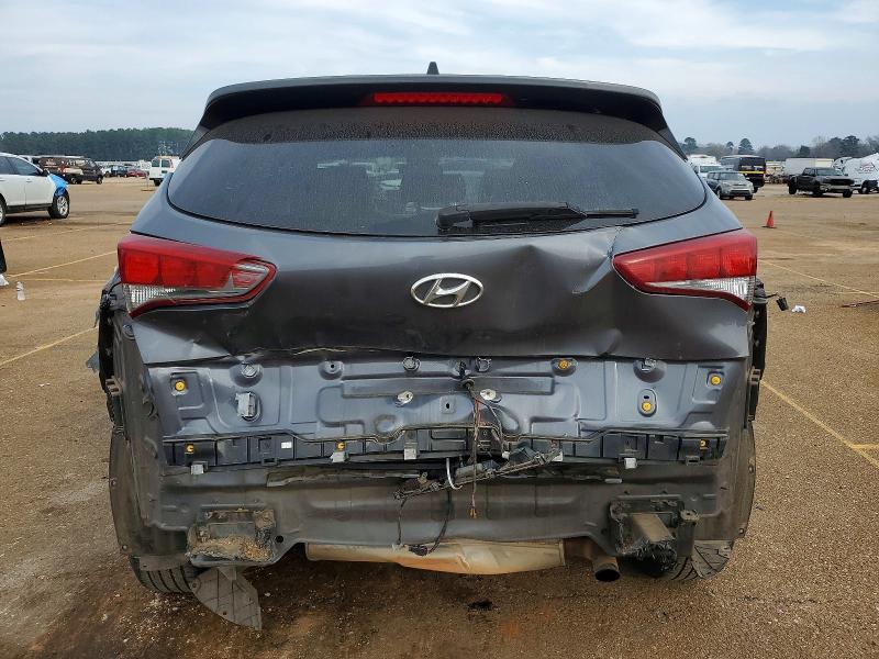 2018 Hyundai Tucson VIN KM8J33A44JU666606 COPART salvage auction — REAR END, Tx - Salvage Vehicle Title, sold $3,250 on 2026-07-27 (photo 6)
