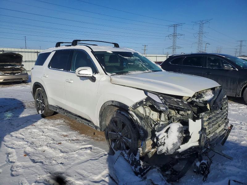 2025 Hyundai Palisade VIN KM8R3DGE2SU927368 COPART salvage auction — FRONT END, Il - Salvage Certificate, sold $7,500 on 2026-07-16 (photo 4)