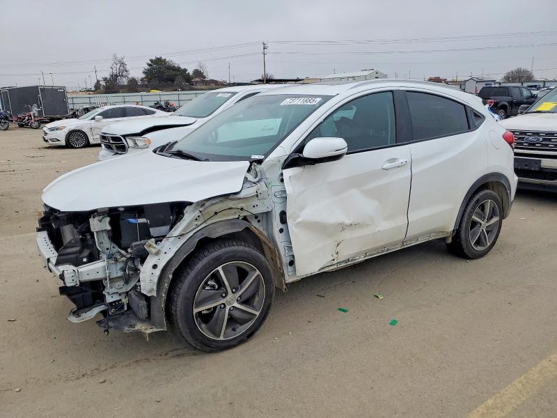 2022 Honda Hr-v VIN 3CZRU6H55NM734663 COPART salvage auction — FRONT END, Id - Salvage Certificate Of Title, sold $100 on 2026-07-30 (photo 1)